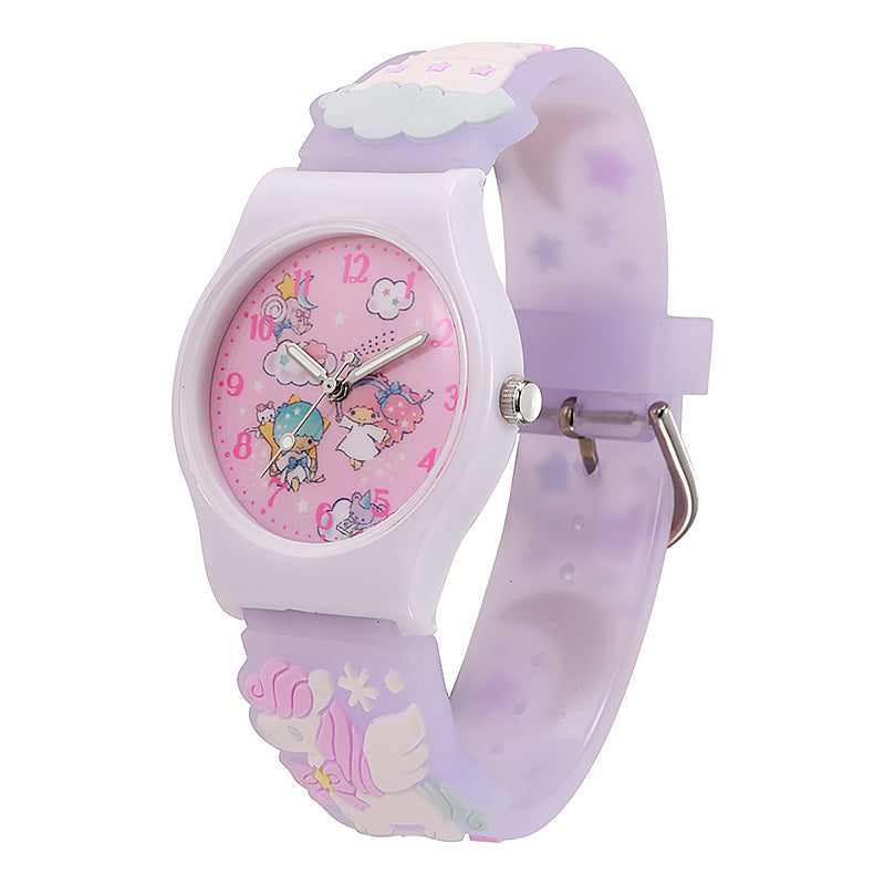 Cartoon Children's Watch Epoxy Sanrio Watch Elementary School Quartz Watch Wholesale Cross-Border E-commerce Wristwatch Decoration