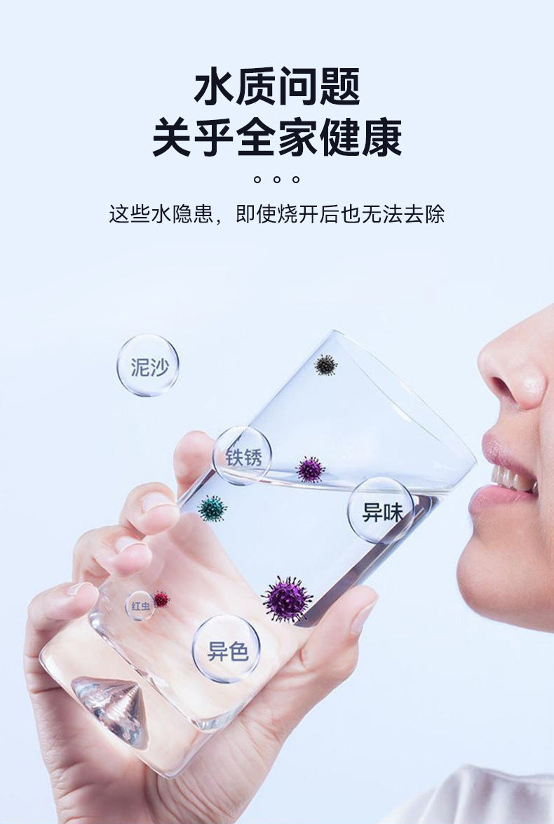 Faucet Water Purifier Household Detachable Kitchen Chlorine Removal Descaling Tap Water Non-Direct Drinking Filter Water Filter Cross-Border
