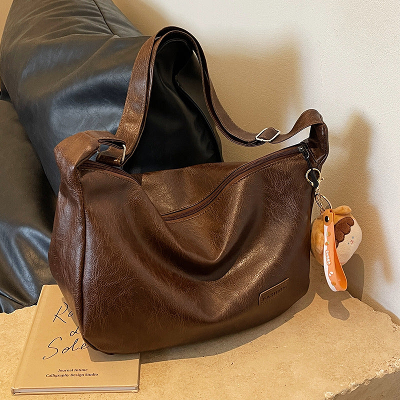 Niche Underarm Bag for Women2024New Autumn and Winter Fashion Retro Dumpling Bag High-end Versatile Shoulder Crossbody Bag
