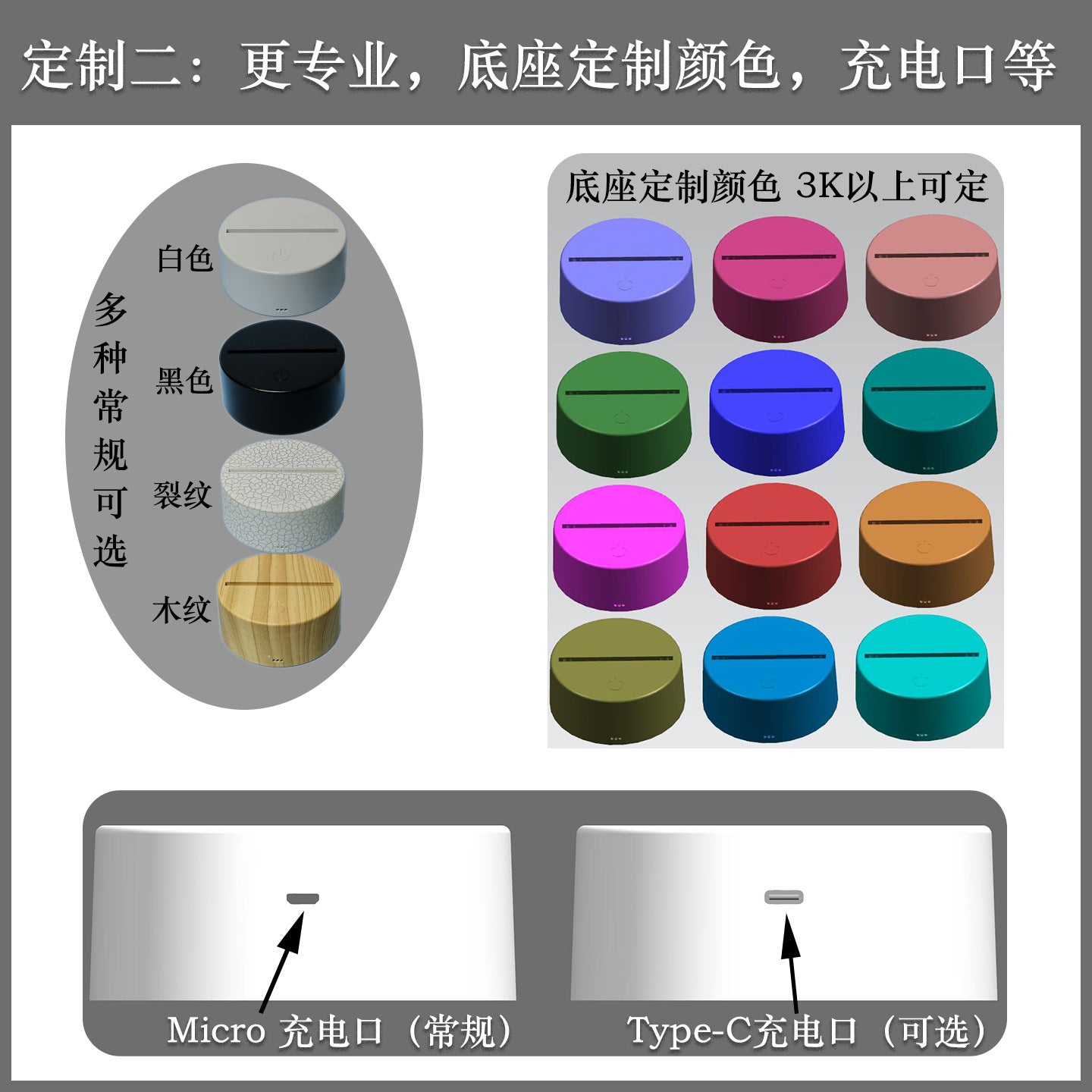 Cross-Border Creative3d Night Light Acrylic Board Internet Celebrity Hot-Selling Bedside Lamp Remote Control3d Nezha Night Light Ambient Light