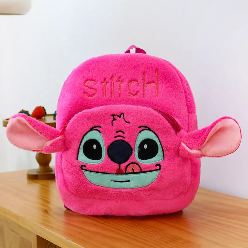New Stitch Plush Toy Double-Back Cute Children's Large Capacity Backpack for Outings http://detail.1688.com/offer/957031023505.html