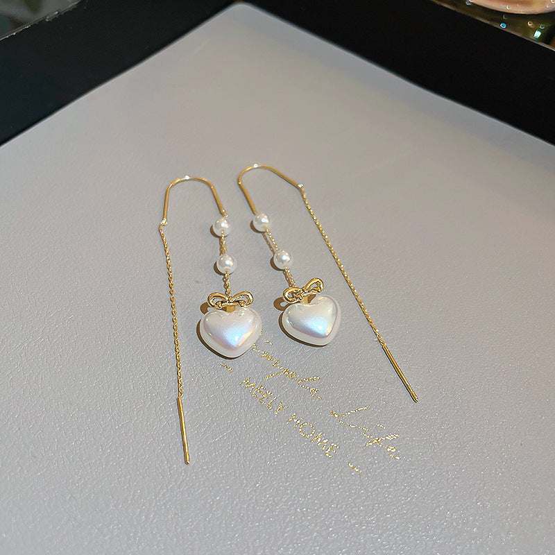 Pearl Earrings with a Sense of Sophistication Real Gold Electroplated Silver Needle French Retro Palace Style Earrings Versatile Ear Jewelry Wholesale
