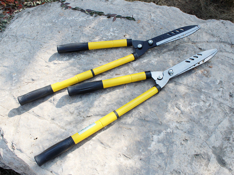 Gardening Scissors Telescopic Long Handle Garden Fruit Tree High Branch Hedge Shears Pruning Shears Lawn Shears SK5Effort-Saving Fence Shears