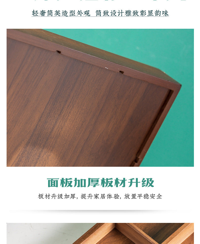 New Style Tea Brewing Tray with Four, Six, and Nine Grids for Fruit and Snacks, Bamboo Wooden Tray for Dried Fruits