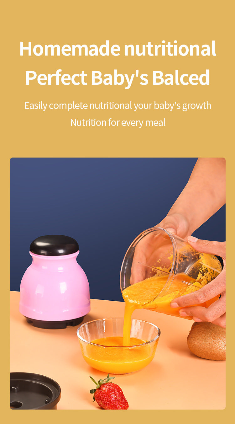 Supply Cross-Border Foreign Trade Hot-Selling Small Household Baby Food Processor Kitchen Baby Small Capacity Puree Blender