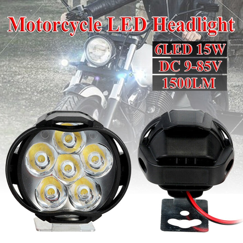 6 __NS 73__ External Motorcycle Spotlight – Universal Car Auxiliary Front Fog Light