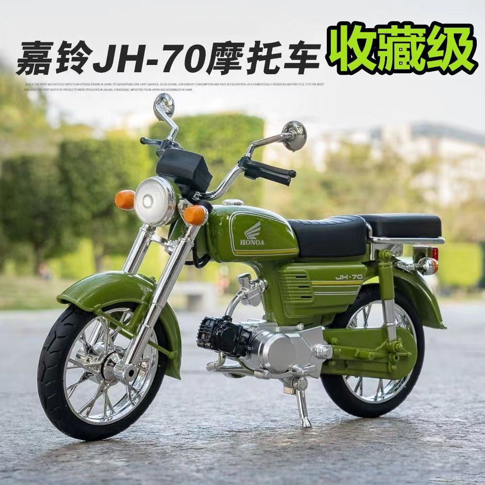 In Stock Honda Jialing Motorcycle Model Retro Boy Gift Dad Birthday Gift Ornament