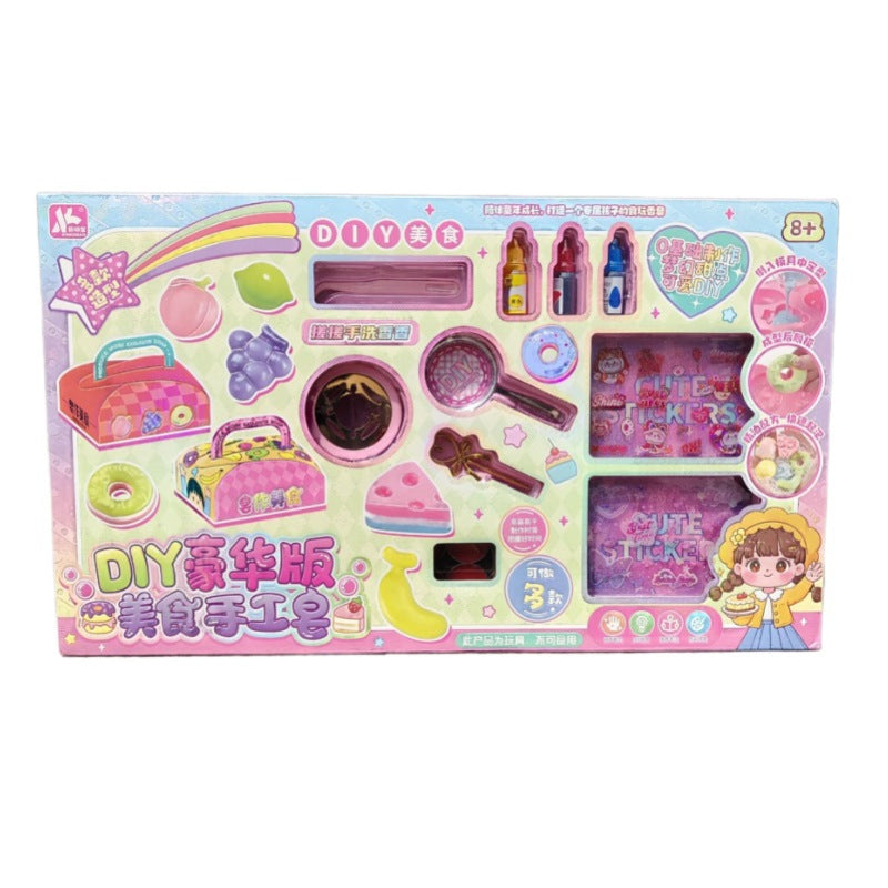 girl DIY Gourmet Handmade Soap Material Puzzle Set Training Institution Enrollment Children's Toys Gift Wholesale