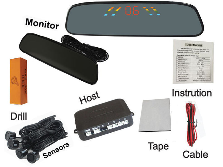 LED vehicle rearview Camera