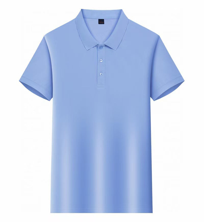 Short Sleeve polo Men's Summer Workwear Turn-down Collar Printed Work Shirt logo Patterned Advertising Shirt for Men polo Shirt