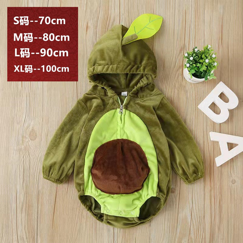 Christmas Halloween Baby Butterfly Costume Strawberry Costume Dress Fruit-Shaped Jumpsuit Performance costume