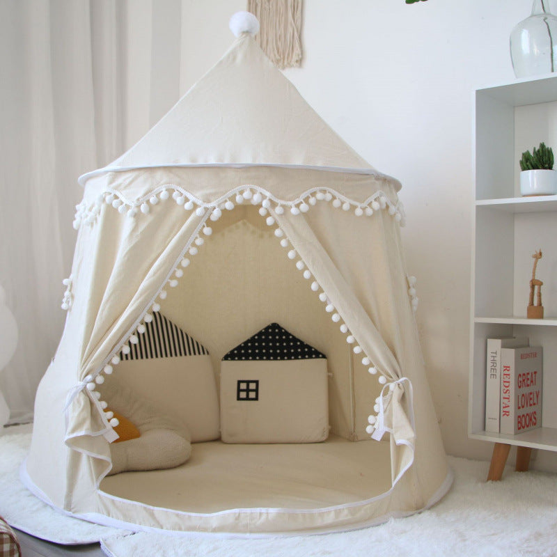 Large Space Children's Tent Portable Indoor Boys Girls Game House Castle Small House