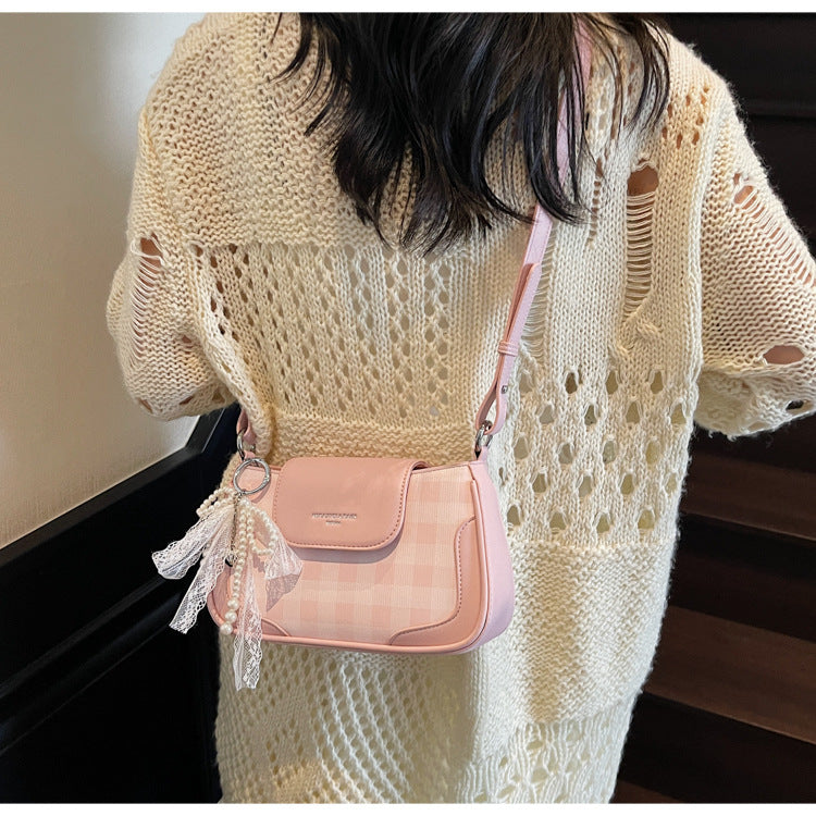 Cross-border high-end trendy underarm bag small square bag for women2025New Handbag Trendy Fashion Versatile Shoulder Bag