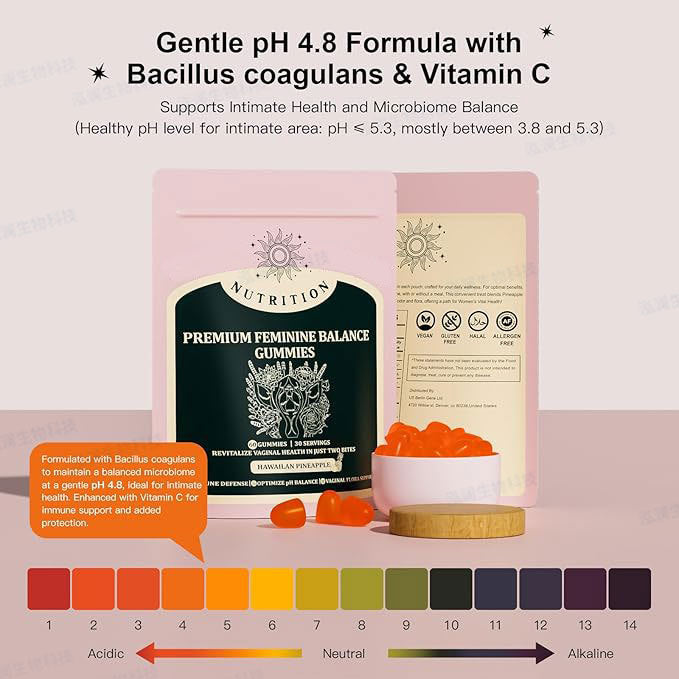 Cross-Border Amazon tk Supply of Women's Balance Gummies for Foreign Trade Feminine Balance Gummies Manufacturer