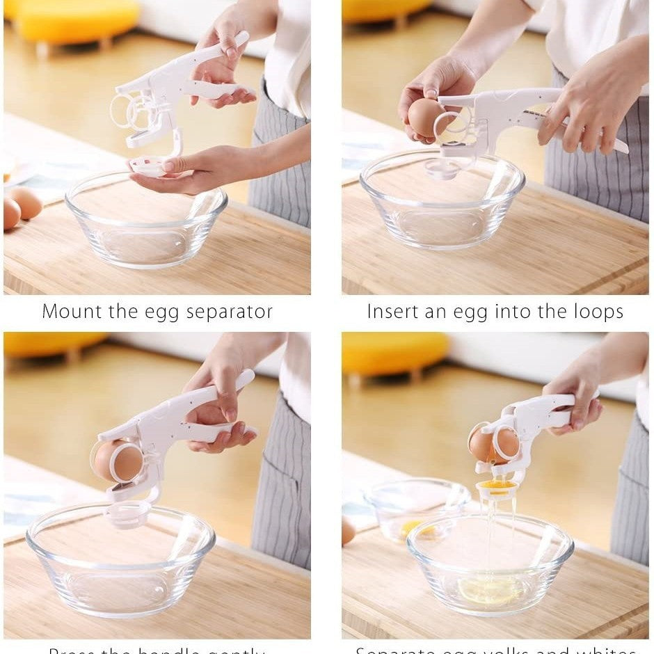 Handheld Egg Opener Egg Cracker Eggshell TV Egg Cutter Egg White Separator Kitchen Gadget