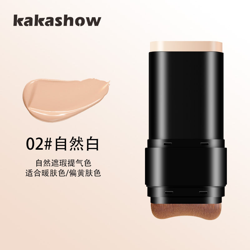 kakashow Beauty Skin Hydrating Foundation Stick Flawless Base Makeup Concealer Long-lasting Non-cakey Creamy Skin Brightening C435