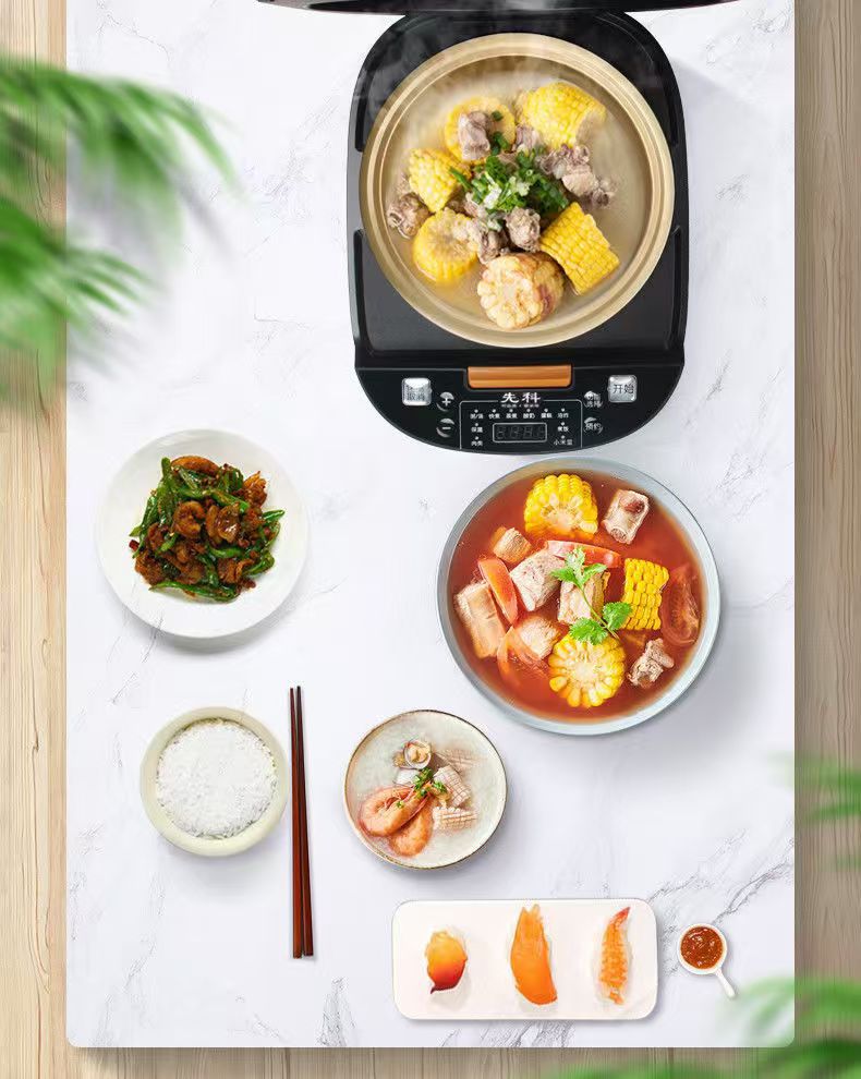 New smart home rice cooker non-stick pan 5L Large capacity multifunctional rice cooker gift wholesale manufacturer