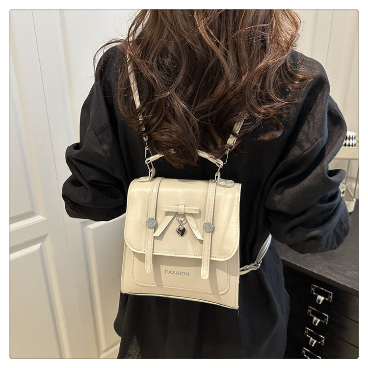 Single Shoulder Double Shoulder Women's Bag2025New Fashionable Girly Casual Multi-use Small Square Bag Spring Summer Hot-selling Women's Bag