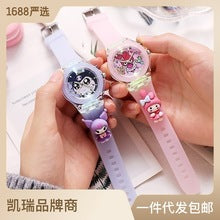 Cartoon Children's Watch Epoxy Sanrio Watch Elementary School Quartz Watch Wholesale Cross-Border E-commerce Wristwatch Decoration