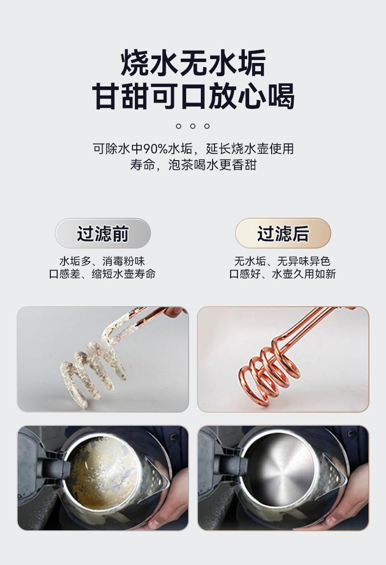 Faucet Water Purifier Household Detachable Kitchen Chlorine Removal Descaling Tap Water Non-Direct Drinking Filter Water Filter Cross-Border