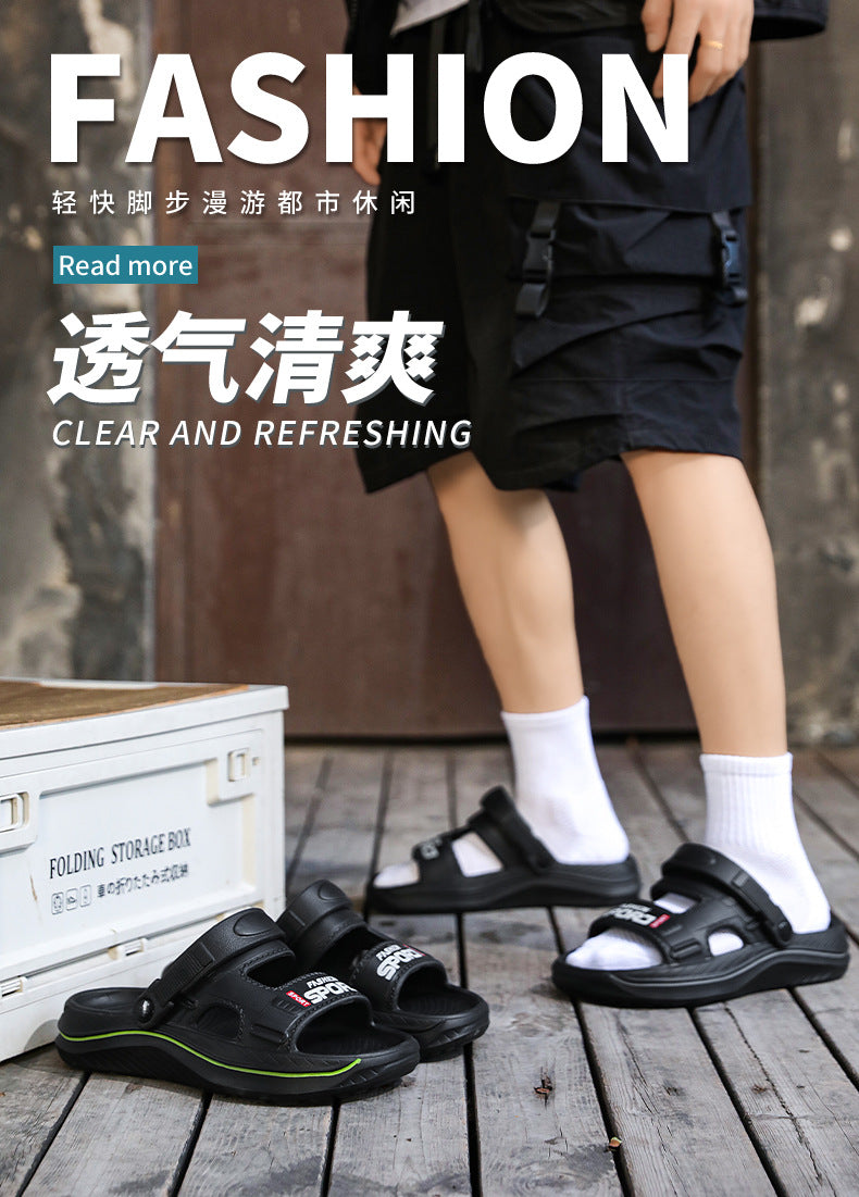 Men's Summer Sandals2025New Outdoor Wear Comfortable Men's Anti-Slip Driving and Beach Sandals