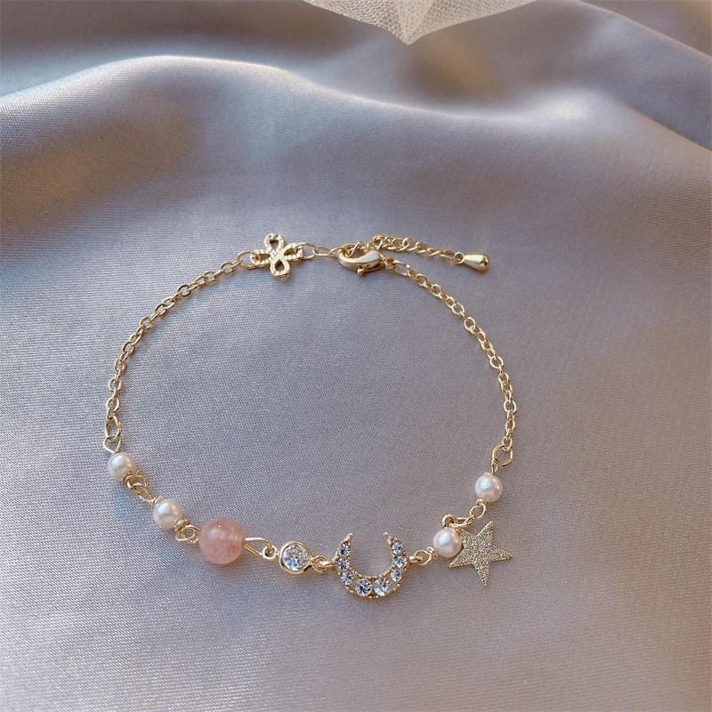Xiaohongshu Same Style Hot-Selling Zircon Bracelet Light Luxury Niche Exquisite High-End Feel Adjustable Pull Jewelry for Women