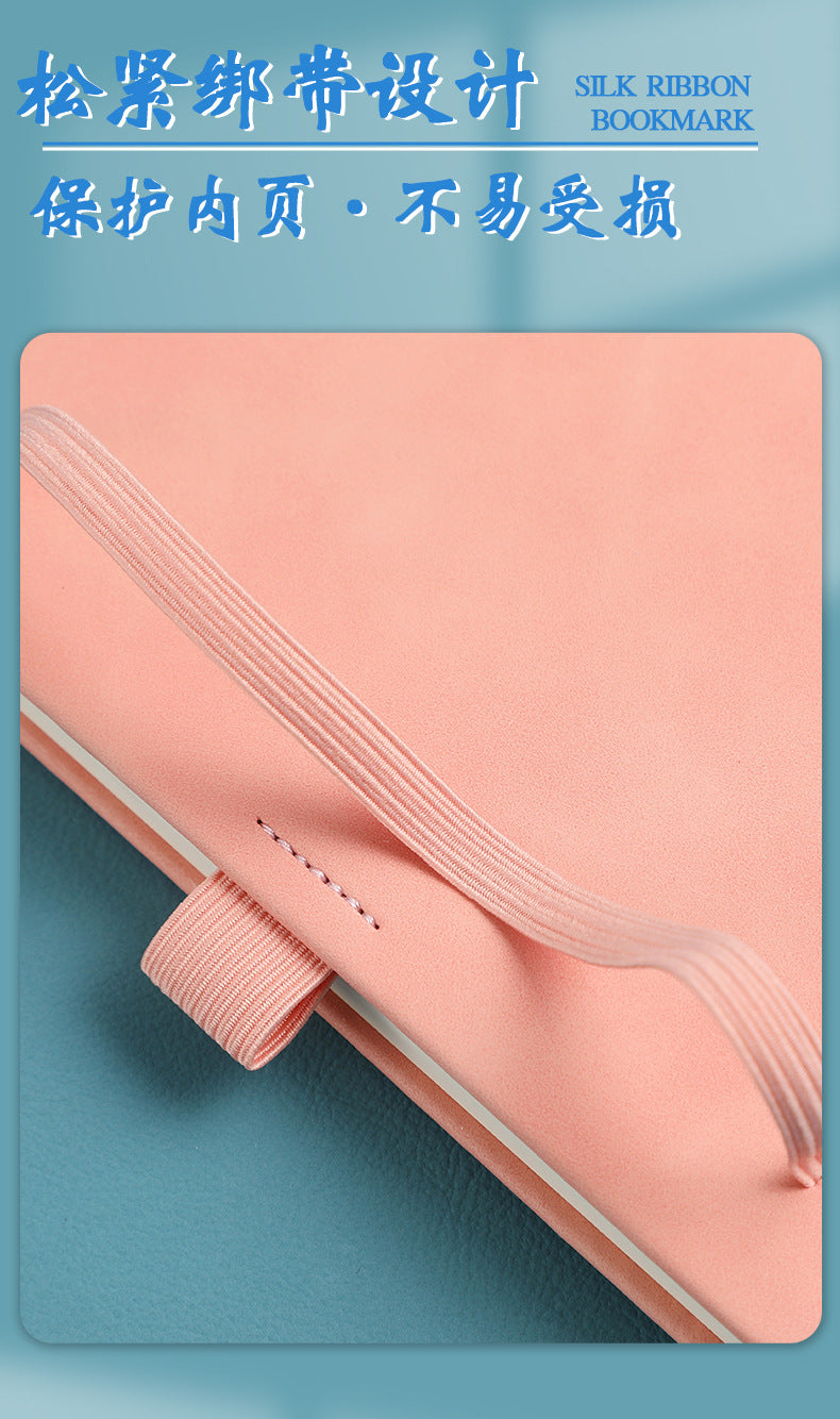 In-stock Cross-border Amazon A6Business Office Notebook Journal Internet Celebrity Planner Student Simple Strap Notebook