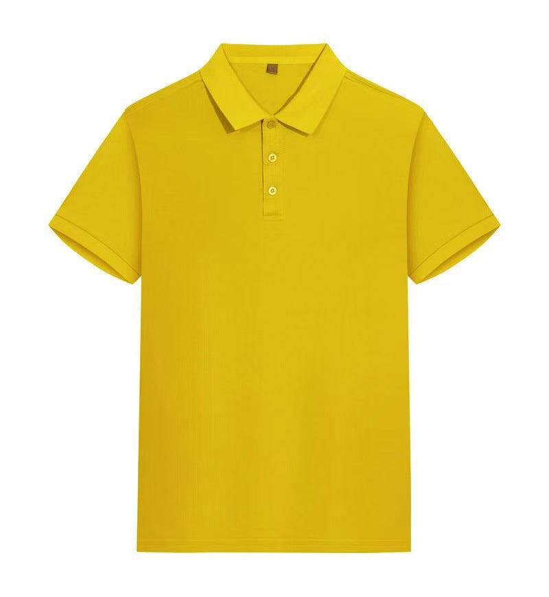 Short Sleeve polo Men's Summer Workwear Turn-down Collar Printed Work Shirt logo Patterned Advertising Shirt for Men polo Shirt
