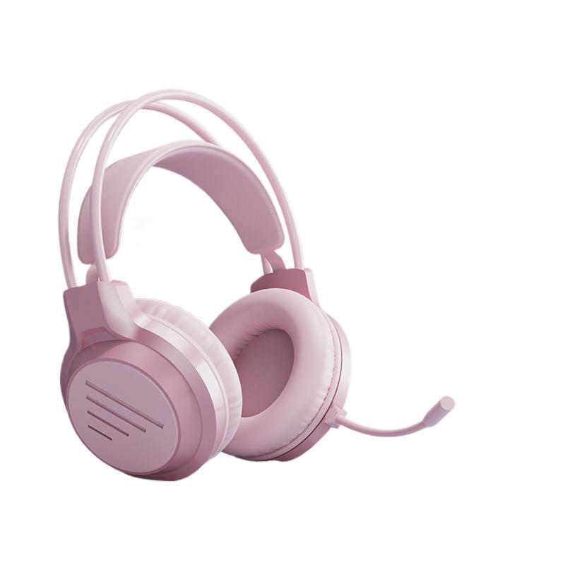 Wrangler Over-Ear Computer Headphones with Microphone Wired Desktop Gaming E-Sports Dedicated7.1Headset USB Large