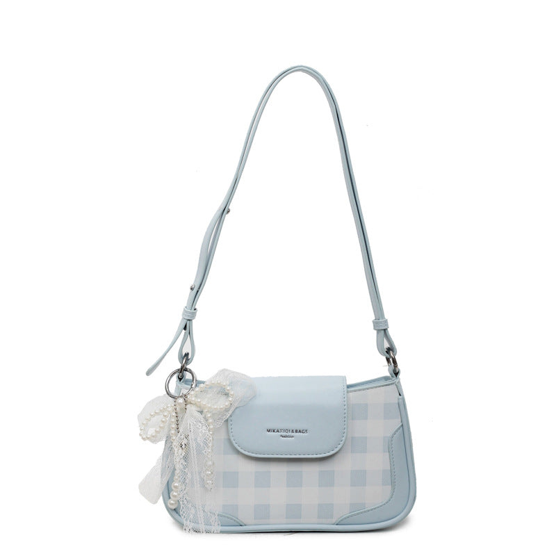 Cross-border high-end trendy underarm bag small square bag for women2025New Handbag Trendy Fashion Versatile Shoulder Bag