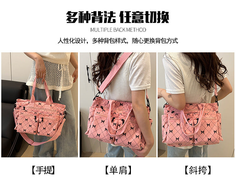 2025Summer New Simple Fashion Underarm Tote Bag This Year's Trendy Retro Commuter Shoulder Bag for Women