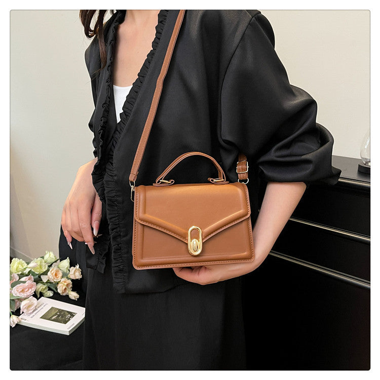 Fashionable and Elegant Small Square Bag2025Summer New Korean Style Niche Casual Commuter Crossbody Bag Trendy Shoulder Bag