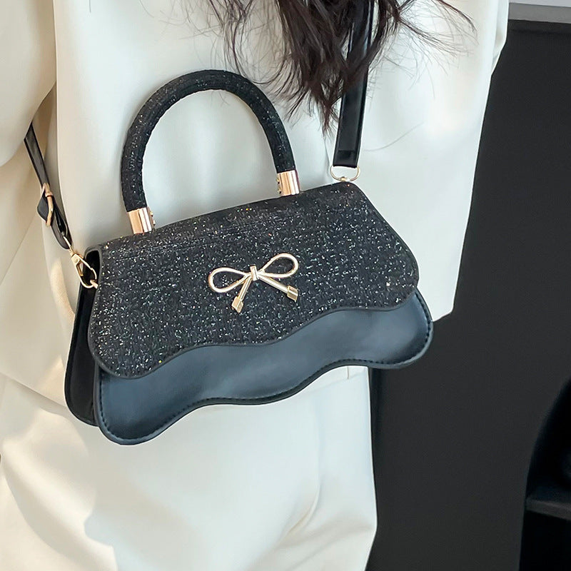Fashion Trend Casual Simple Texture Baguette Bag2025Summer new style women's personalized shoulder crossbody bag