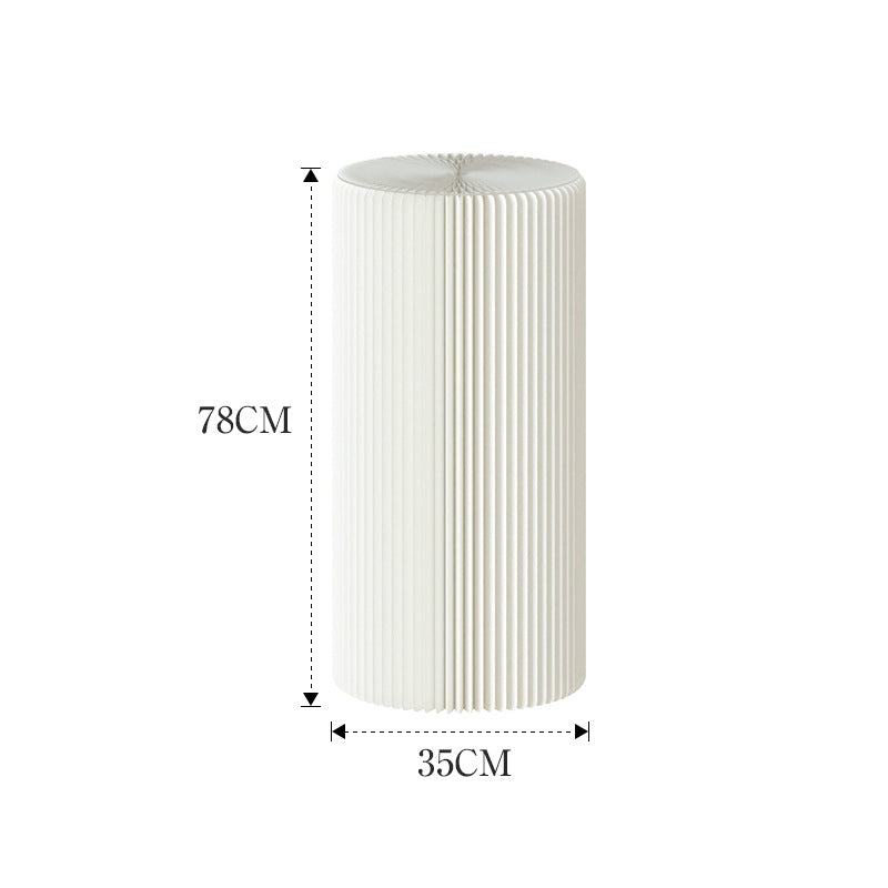 【Firefly Lantern】Live Streaming Background Decoration Foldable Round Column Paper Roman Column Folding Column Road Guide Ornament
