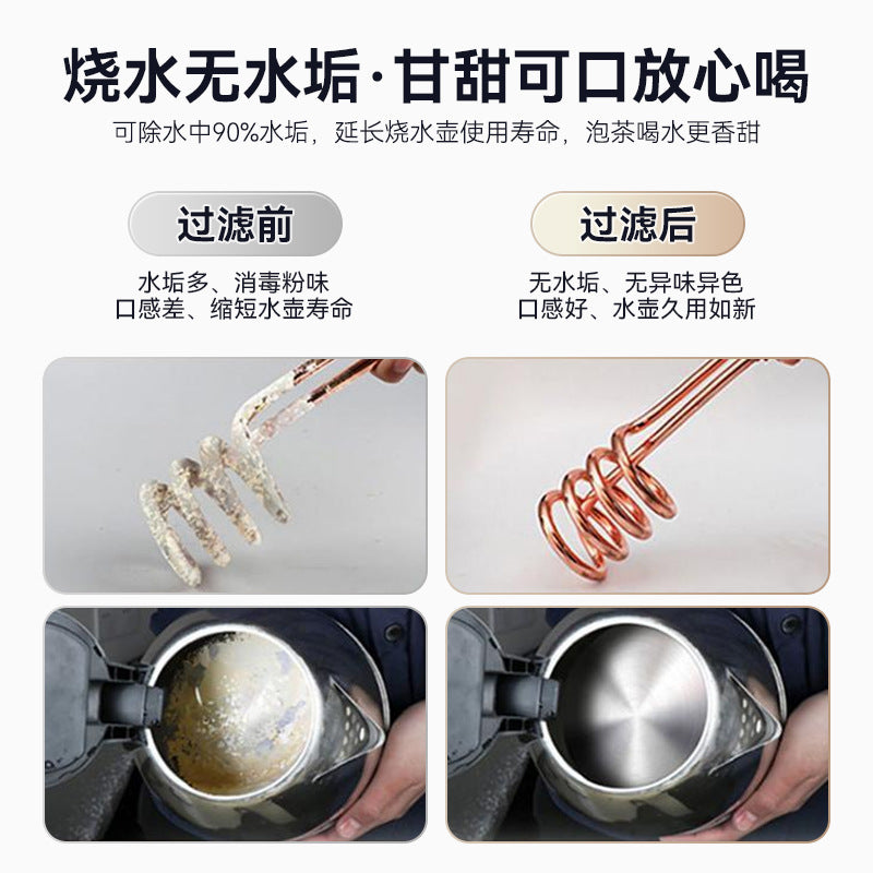 Faucet Water Purifier Household Detachable Kitchen Chlorine Removal Descaling Tap Water Non-Direct Drinking Filter Water Filter Cross-Border