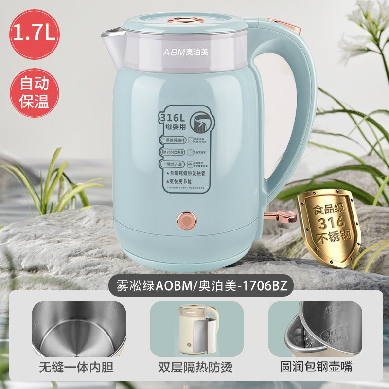 Aobomei ABOM Electric Kettle316Stainless Steel Seamless Inner Liner Insulated Kettle Electric kettle