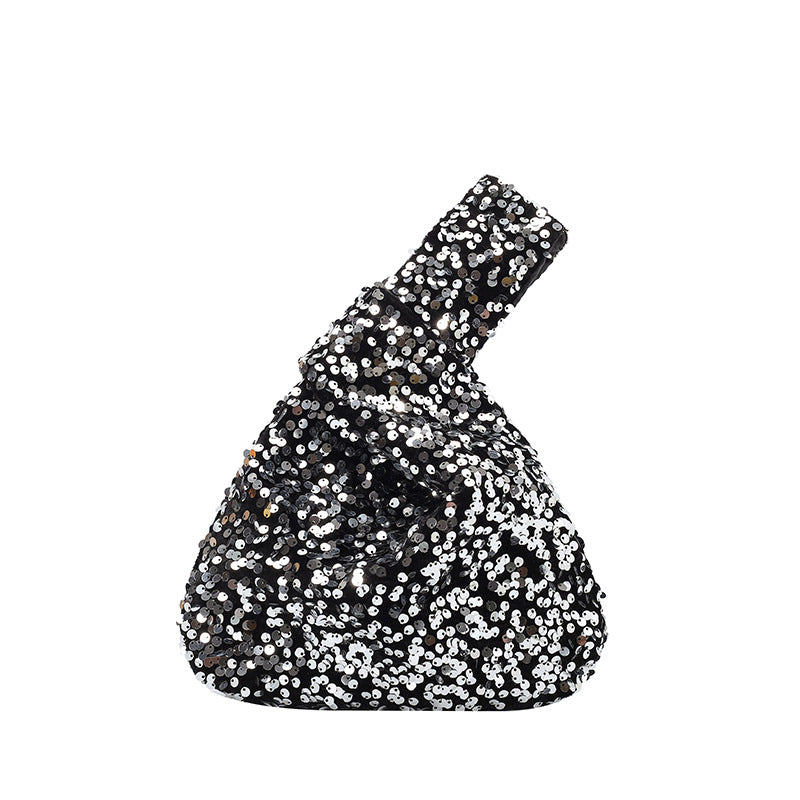 Fashion New Trendy Bag Niche Design Sequin Underarm Bag Trendy Niche Style High-End Single Shoulder Handbag