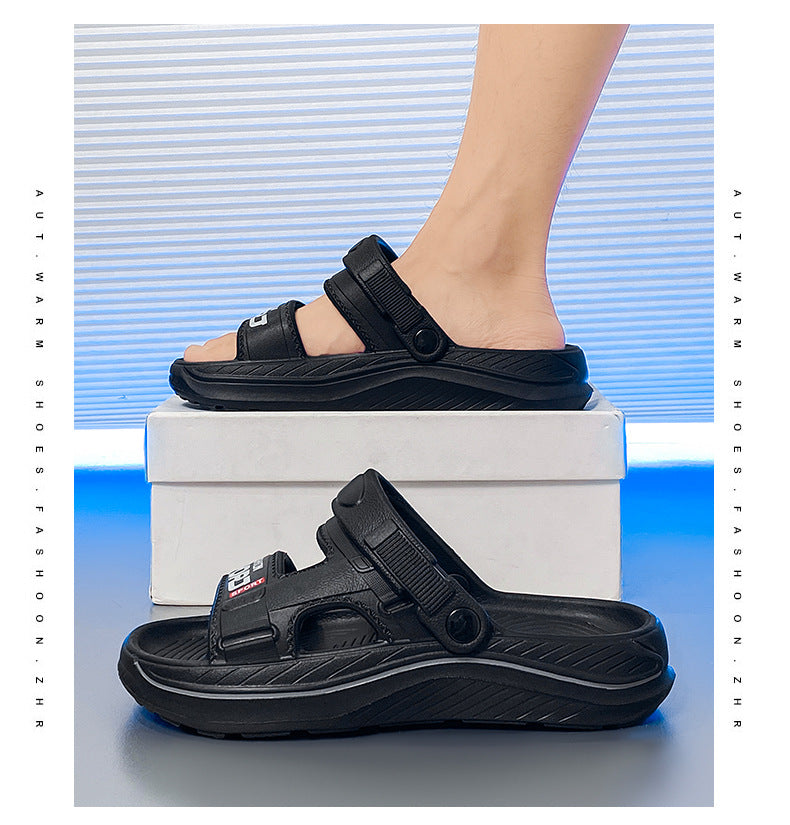 Men's Summer Sandals2025New Outdoor Wear Comfortable Men's Anti-Slip Driving and Beach Sandals