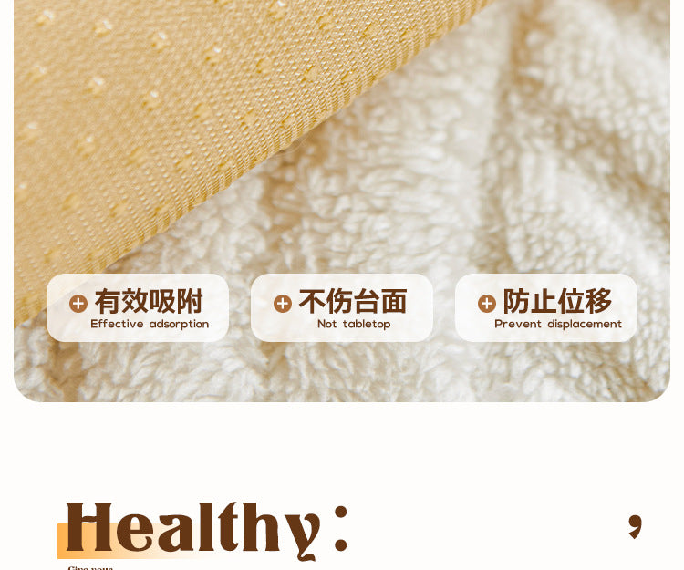 cream-style autumn and winter plush sofa Non-Slip Sofa Cover