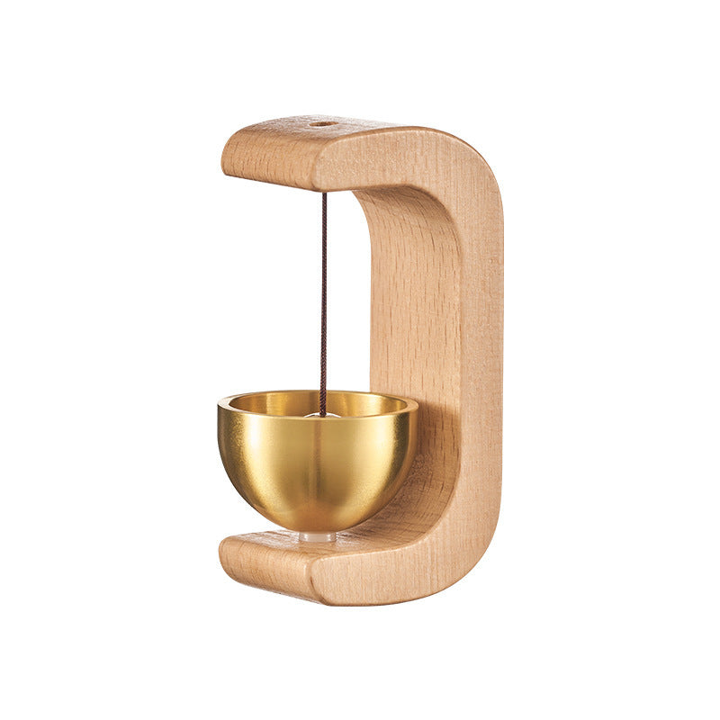 Brass Dopamine Wind Chime Creative Bedroom Hanging Decoration Entry Door Bell Meditation Summer Breeze Hanging Ornament Door Decoration Bell