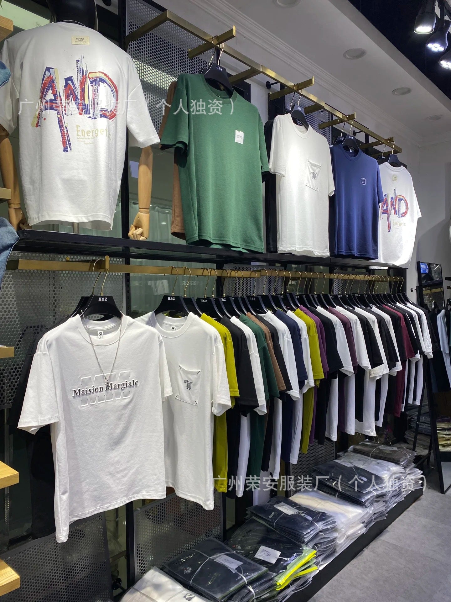 1688Street Stall Cheap Tops Casual Plus Size Men's Summer Short Sleeves T Men's loose round neck printed short sleeve shirt t T-shirt