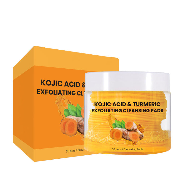 Cross-border foreign trade turmeric cleansing pads Turmeric Cleansing Pad Exfoliating Cleansing Facial Care