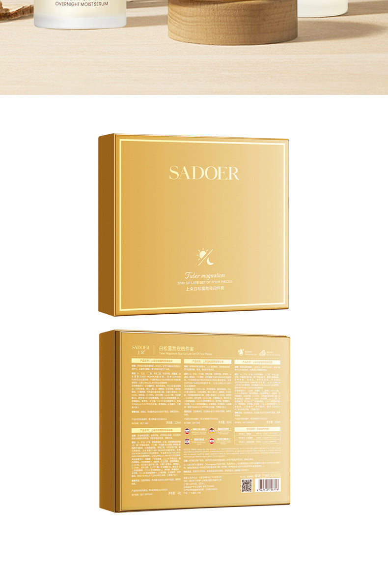 SADOER White Truffle Night Cream Set of Four Moisturizing, non-sticky, anti-wrinkle lotion for women Factory Wholesale