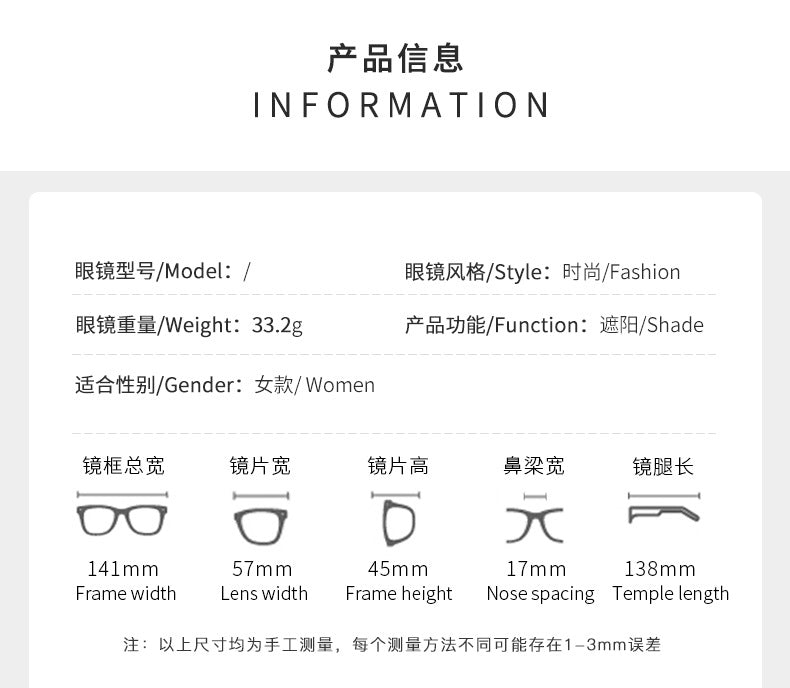European and American Cross-Border Hot-Selling Double-Beam Edge-Cut Sunglasses for Men Wholesale Trendy Personality Sunglasses for Women sunglasses