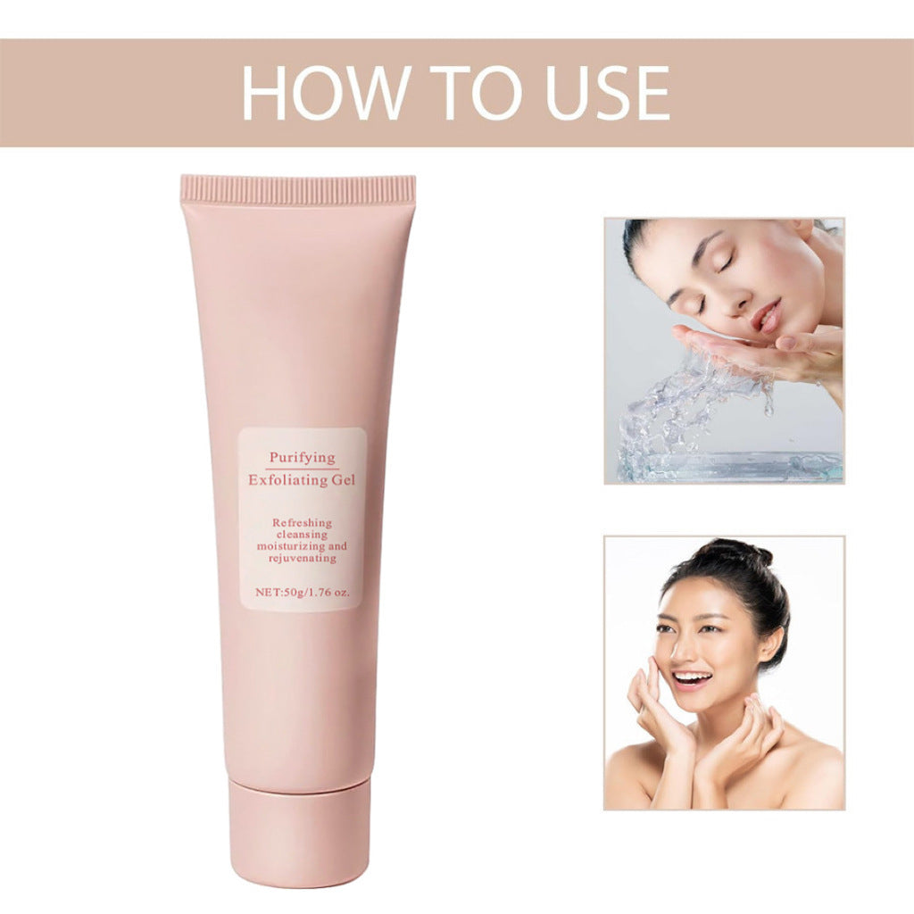 Cross-Border Hot-Selling Exfoliating Gel Cleanser Face Body Lotion Skin Scrub Cleansing Care Dead Skin Removal Gel