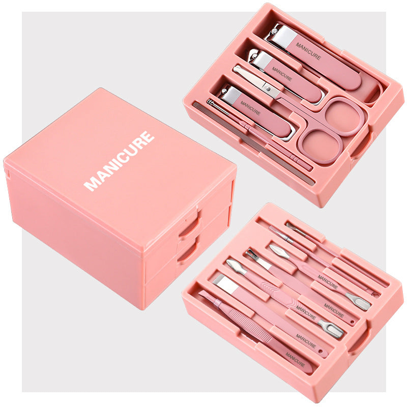 Carbon Steel Anti-Splash Manicure Tool Nail Clipper Large Size Wholesale good quality household multifunctional nail clipper set box