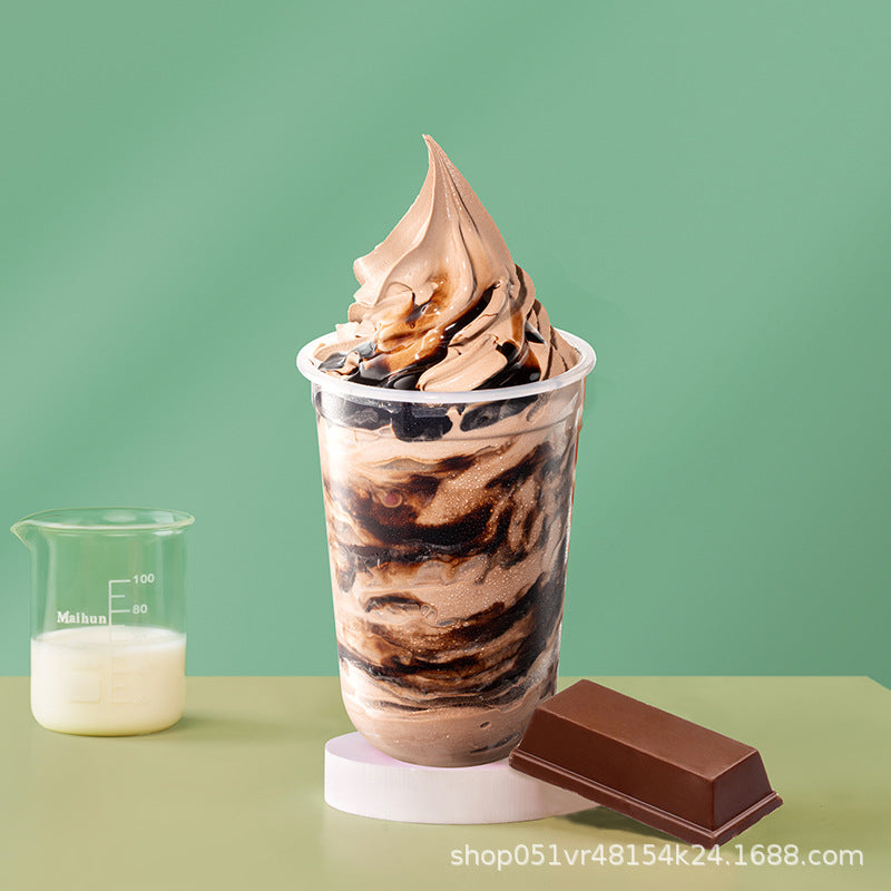 Tea in the Collection Chocolate Sauce1.25kg Bottled Commercial Ice Cream Sundae Milk Tea Baking Special Flavor Seasoning Sauce