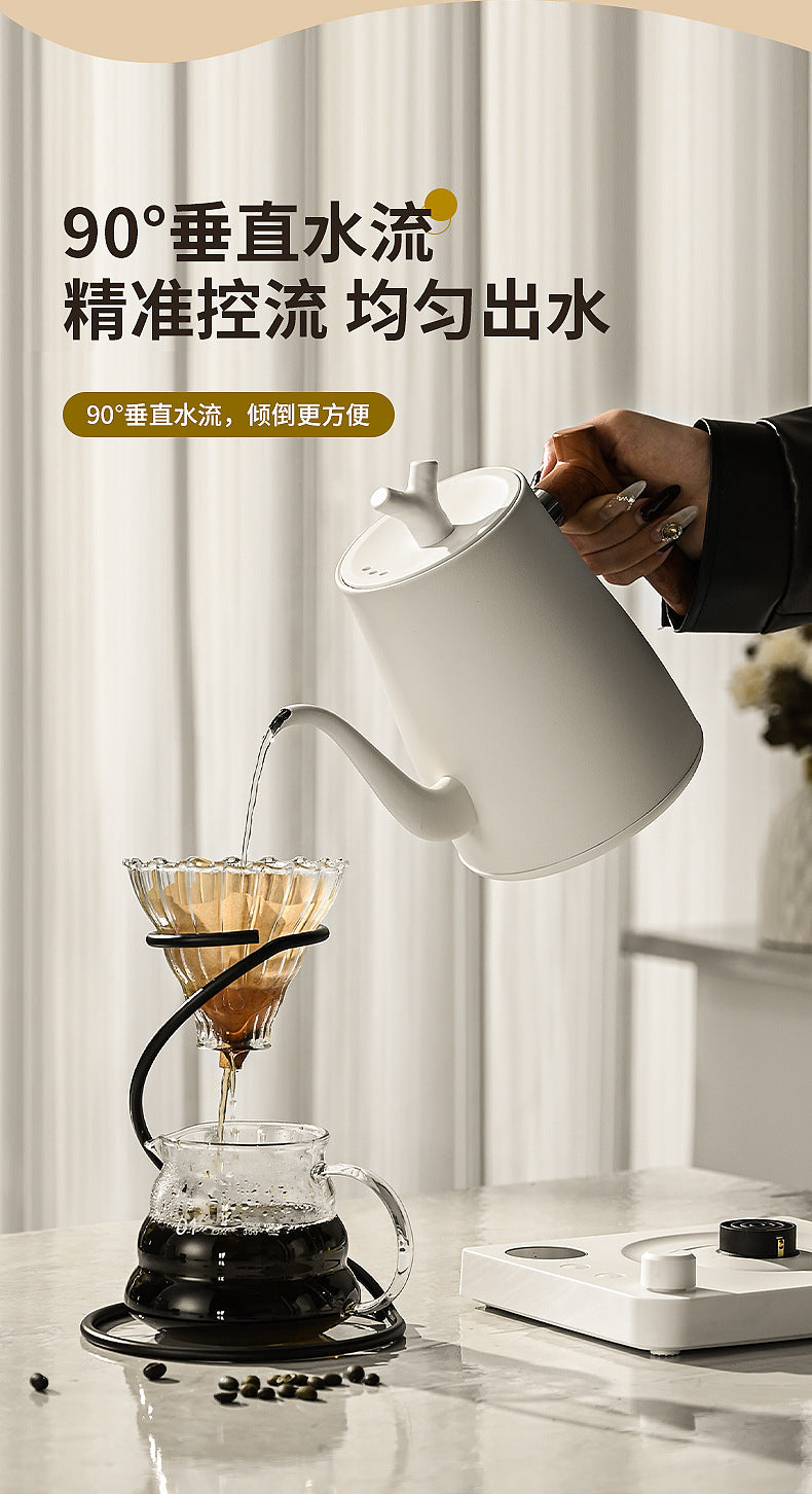 Cross-border Infinite Knob Temperature Control Pour-over Coffee Pot304Stainless Steel Electric Kettle Electric Kettle