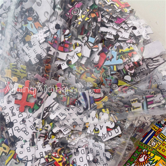 It is said that only20%People can put it together in one go And you? Times Square Puzzle1000Piece0.9kg