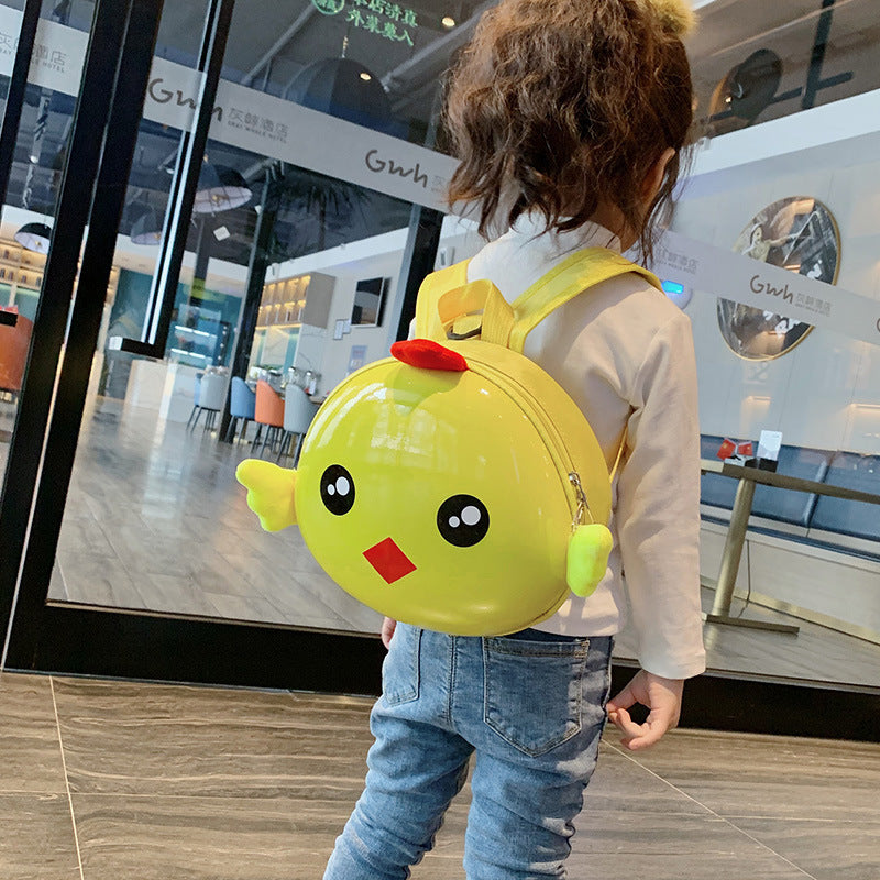 ~Anti-lost Backpack Cartoon Kindergarten Baby Boys Girls Children Eggshell Cute Small Backpack http://detail.1688.com/offer/963317968098.html